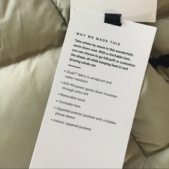 Lululemon Wunder Puff Crop Vest - Picture 4 of 6